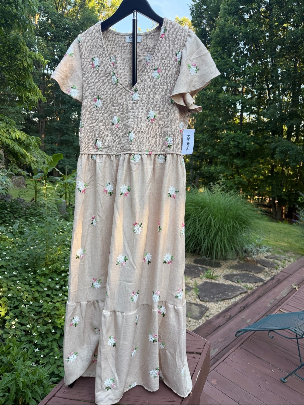 Kindred Anthropologie Maxi Dress- size XL NWT